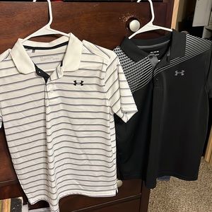 2 Youth XL Under Armour Polos